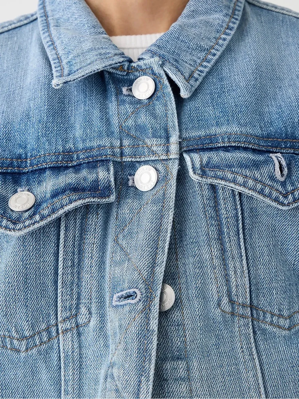 J Crew New classic denim jacket in Bianca wash women’s BY012 Size XS NWOT
